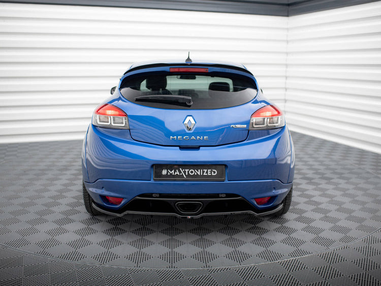Central Rear Splitter (Vertical Bars) Renault Megane RS Mk3 - Wayside Performance 