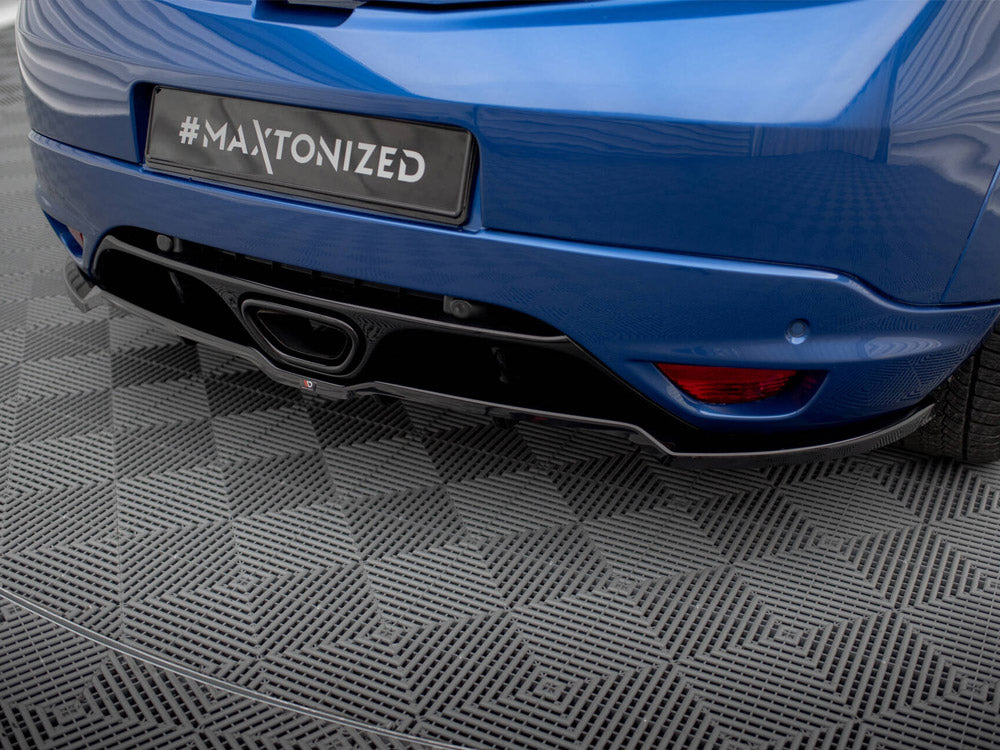 Central Rear Splitter (Vertical Bars) Renault Megane RS Mk3 - Wayside Performance 