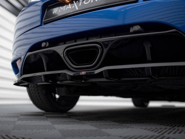 Central Rear Splitter (Vertical Bars) Renault Megane RS Mk3 - Wayside Performance 