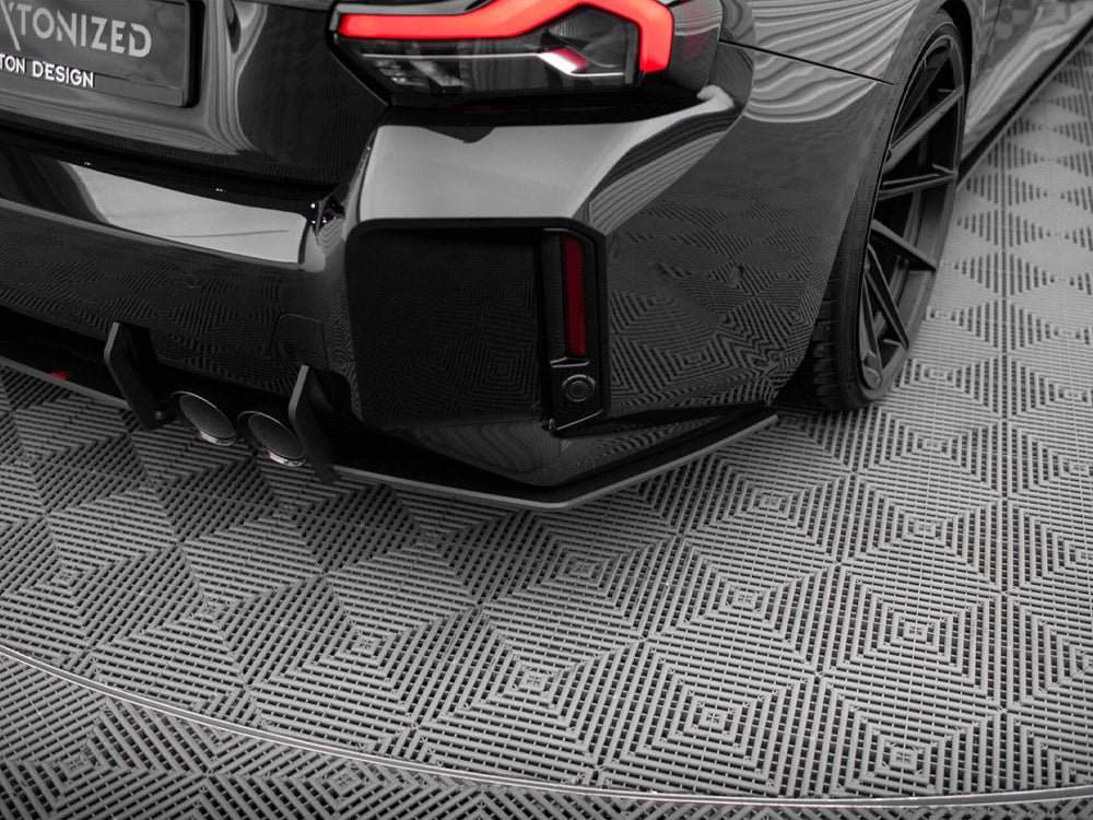 Street Pro Rear Side Splitters V.1 BMW M2 G87 - Wayside Performance 