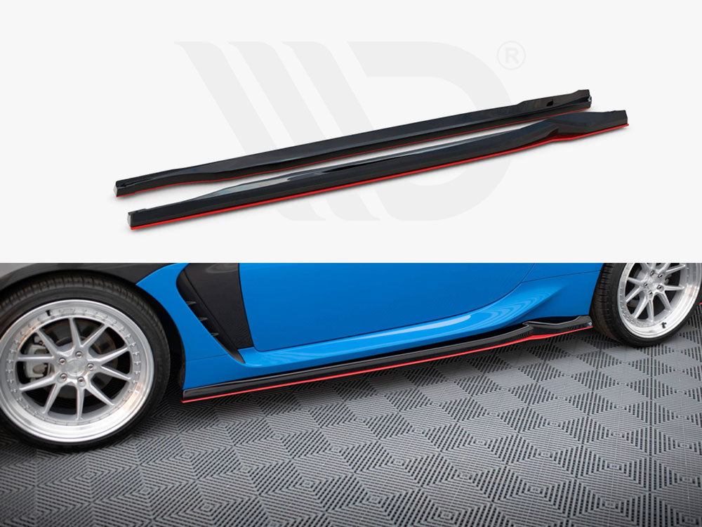 Side Skirts Diffusers V.2 Toyota GR86 Mk1 - Wayside Performance 