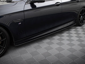 Side Skirts Diffusers V.2 BMW 5 F10 / F11 M-Pack / M5 - Wayside Performance 