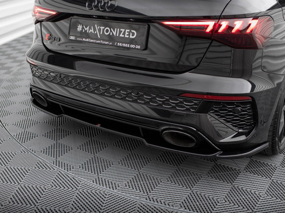 Central Rear Splitter Audi RS3 Sportback 8Y - Wayside Performance 