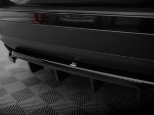 Central Rear Splitter (Vertical Bars) Volkswagen Touareg Mk2 - Wayside Performance 
