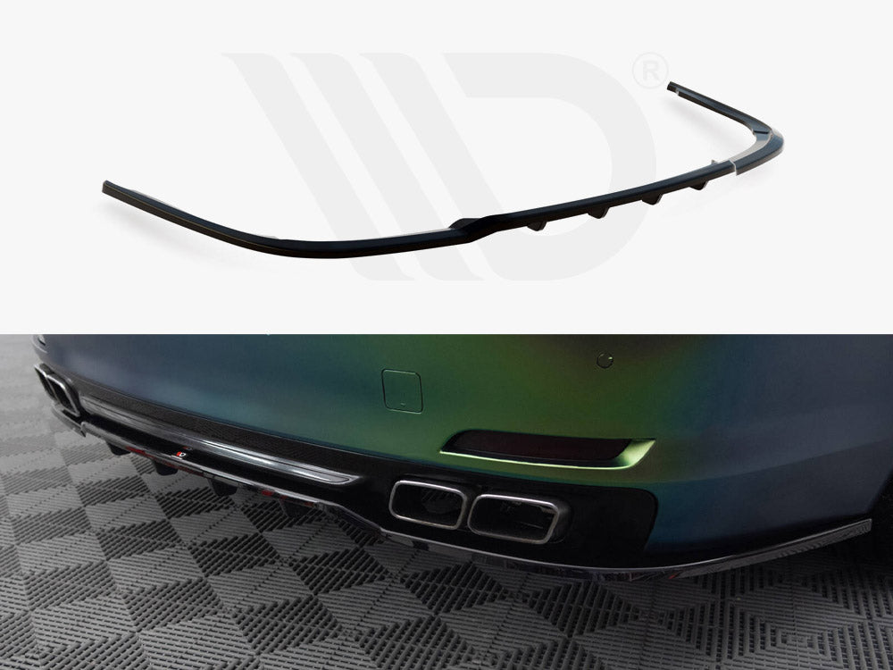 Central Rear Splitter (Vertical Bars) BMW 7 F01 - Wayside Performance 