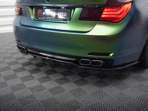 Central Rear Splitter (Vertical Bars) BMW 7 F01 - Wayside Performance 