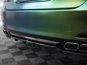 Central Rear Splitter (Vertical Bars) BMW 7 F01 - Wayside Performance 