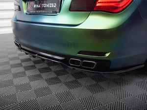 Central Rear Splitter (Vertical Bars) BMW 7 F01 - Wayside Performance 