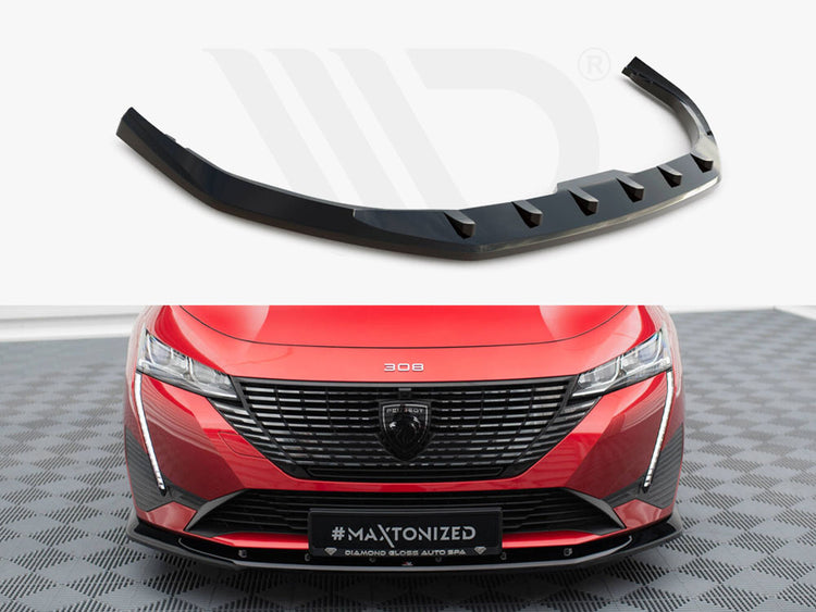 Front Splitter V.1 Peugeot 308 Mk3 - Wayside Performance 