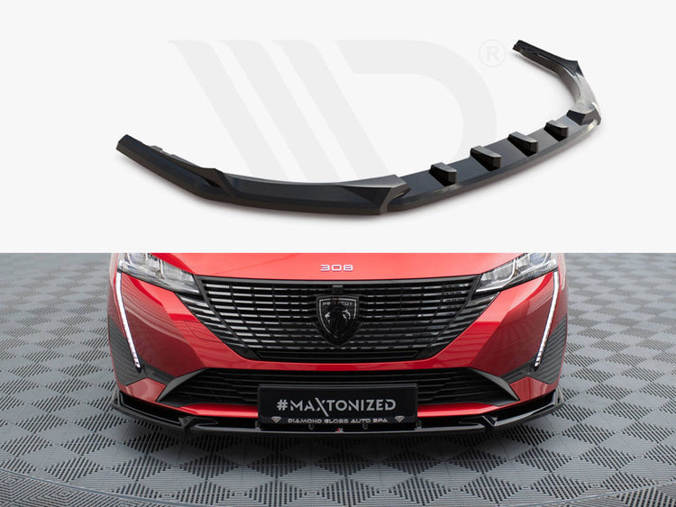 Front Splitter V.2 Peugeot 308 Mk3 - Wayside Performance 