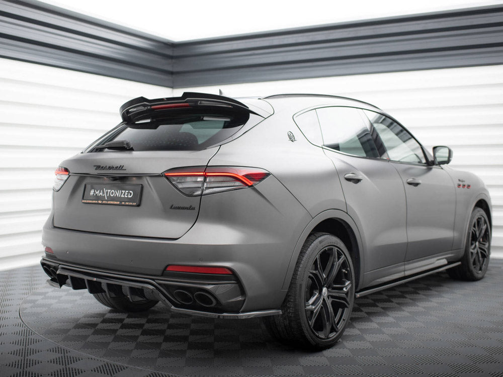Central Rear Splitter (Vertical Bars) Maserati Levante Trofeo Mk1 - Wayside Performance 