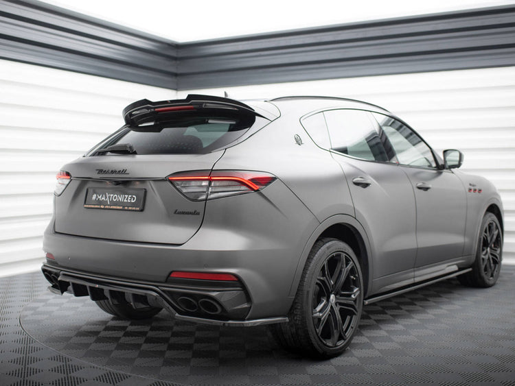 Central Rear Splitter (Vertical Bars) Maserati Levante Trofeo Mk1 - Wayside Performance 