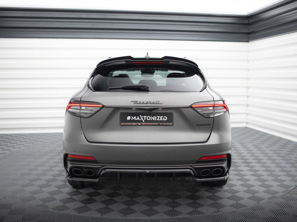 Central Rear Splitter (Vertical Bars) Maserati Levante Trofeo Mk1 - Wayside Performance 