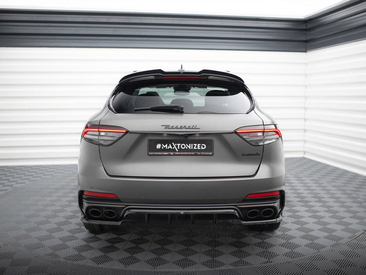 Central Rear Splitter (Vertical Bars) Maserati Levante Trofeo Mk1 - Wayside Performance 