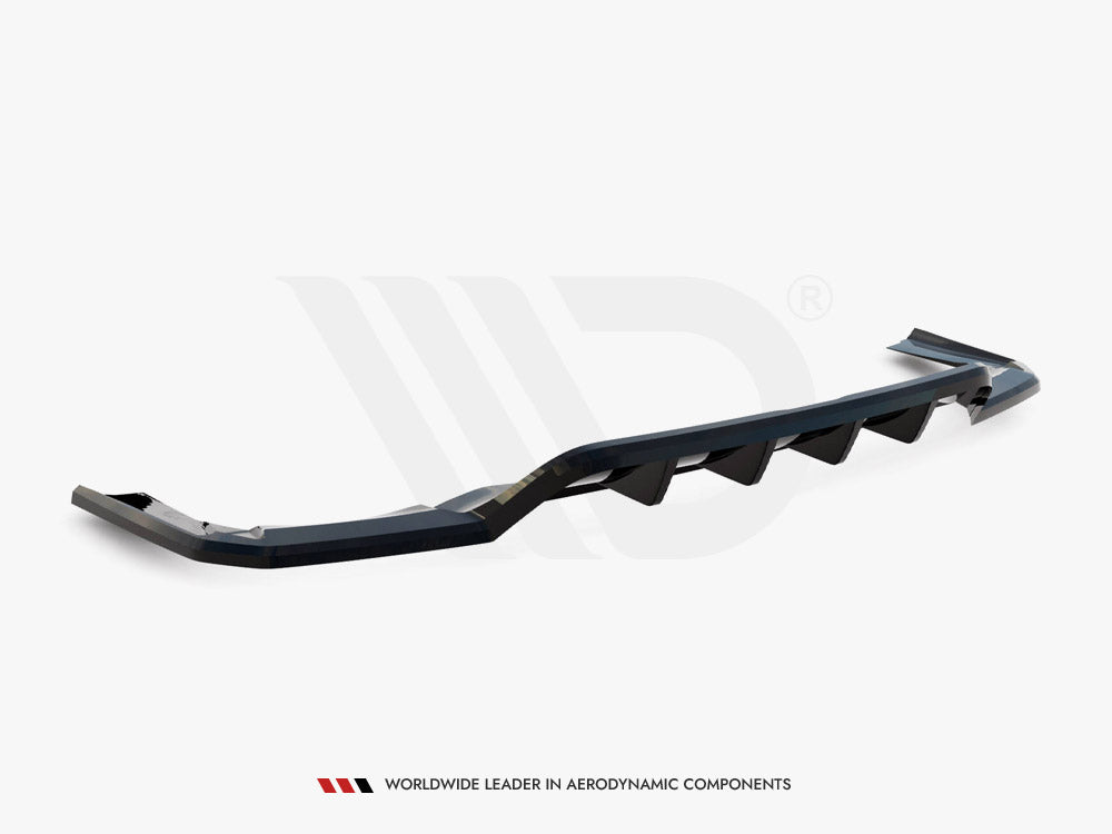 Central Rear Splitter (Vertical Bars) Maserati Levante Trofeo Mk1 - Wayside Performance 