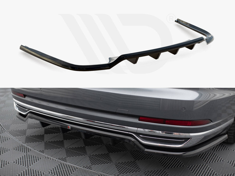 Central Rear Splitter (Vertical Bars) Audi A8 D5 - Wayside Performance 