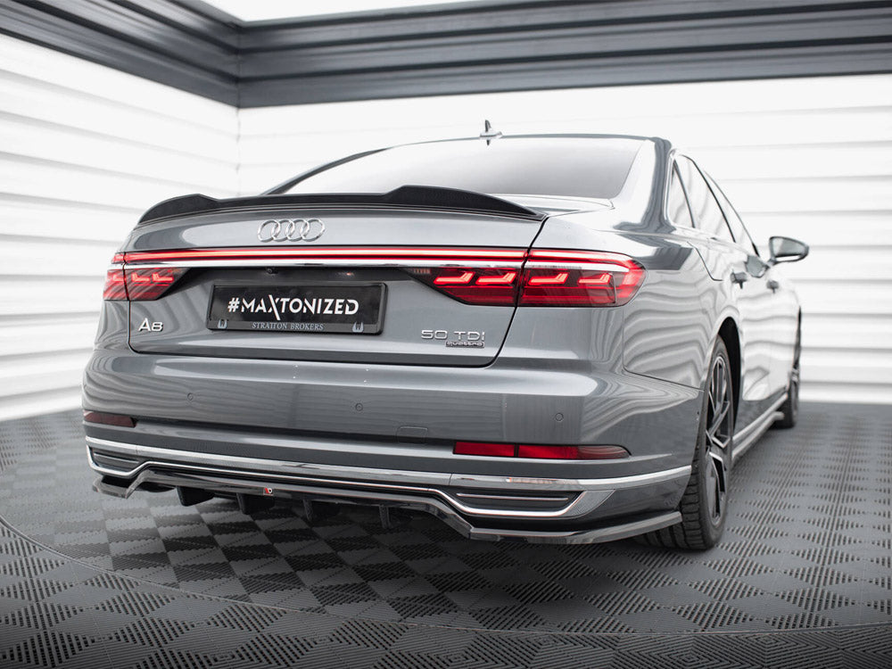 Central Rear Splitter (Vertical Bars) Audi A8 D5 - Wayside Performance 