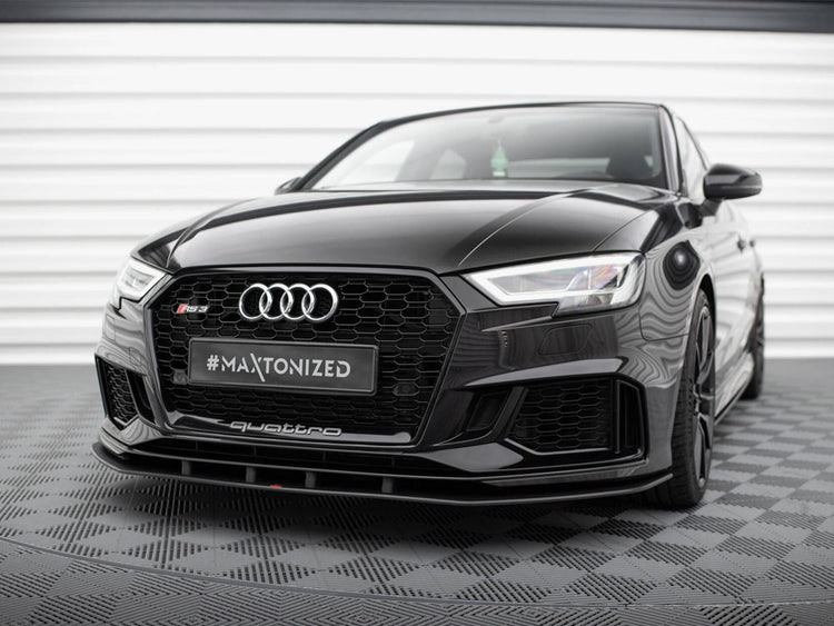Street PRO Front Splitter Audi RS3 Sedan 8V Facelift - Wayside Performance 