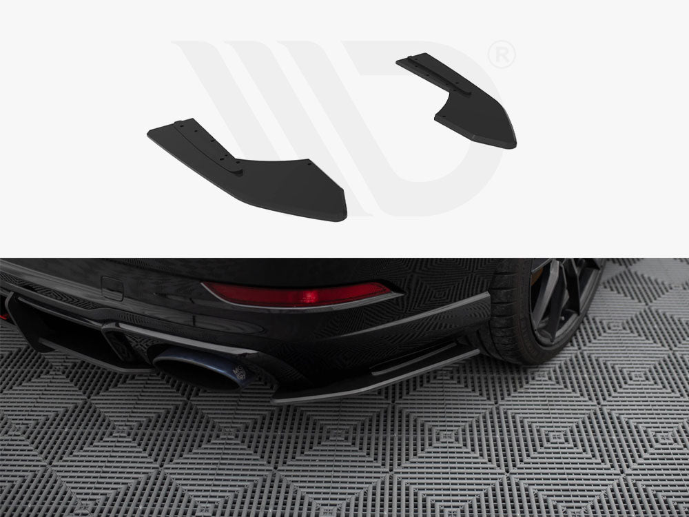 Street Pro Rear Side Splitters Audi RS3 Sedan 8V Facelift - Wayside Performance 