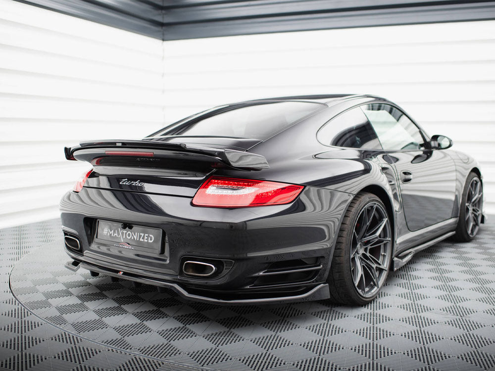 Central Rear Splitter (Vertical Bars) Porsche 911 Turbo 997 - Wayside Performance 