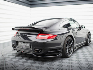 Central Rear Splitter (Vertical Bars) Porsche 911 Turbo 997 - Wayside Performance 