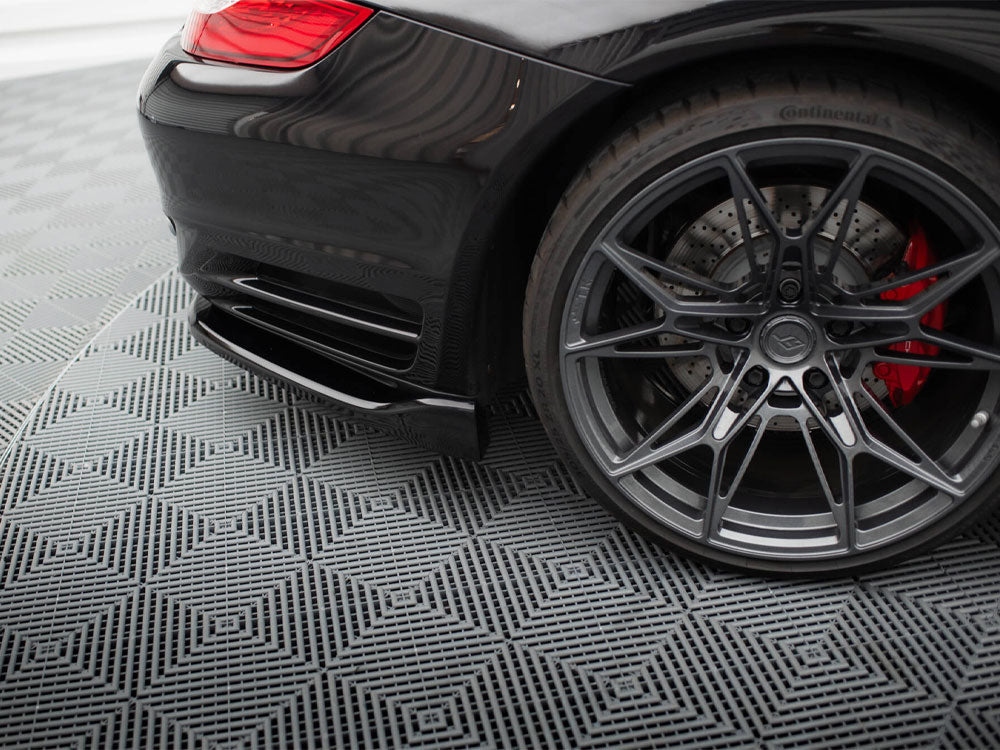 Central Rear Splitter (Vertical Bars) Porsche 911 Turbo 997 - Wayside Performance 