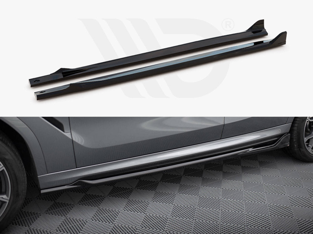 Side Skirts Diffusers V.2 BMW X6 M-Pack G06 Facelift - Wayside Performance 