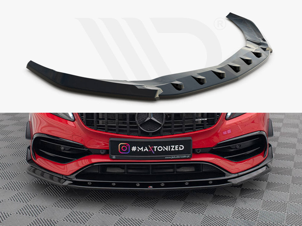 Front Splitter V.1 Mercedes-Benz A45 Aero W176 Facelift - Wayside Performance 
