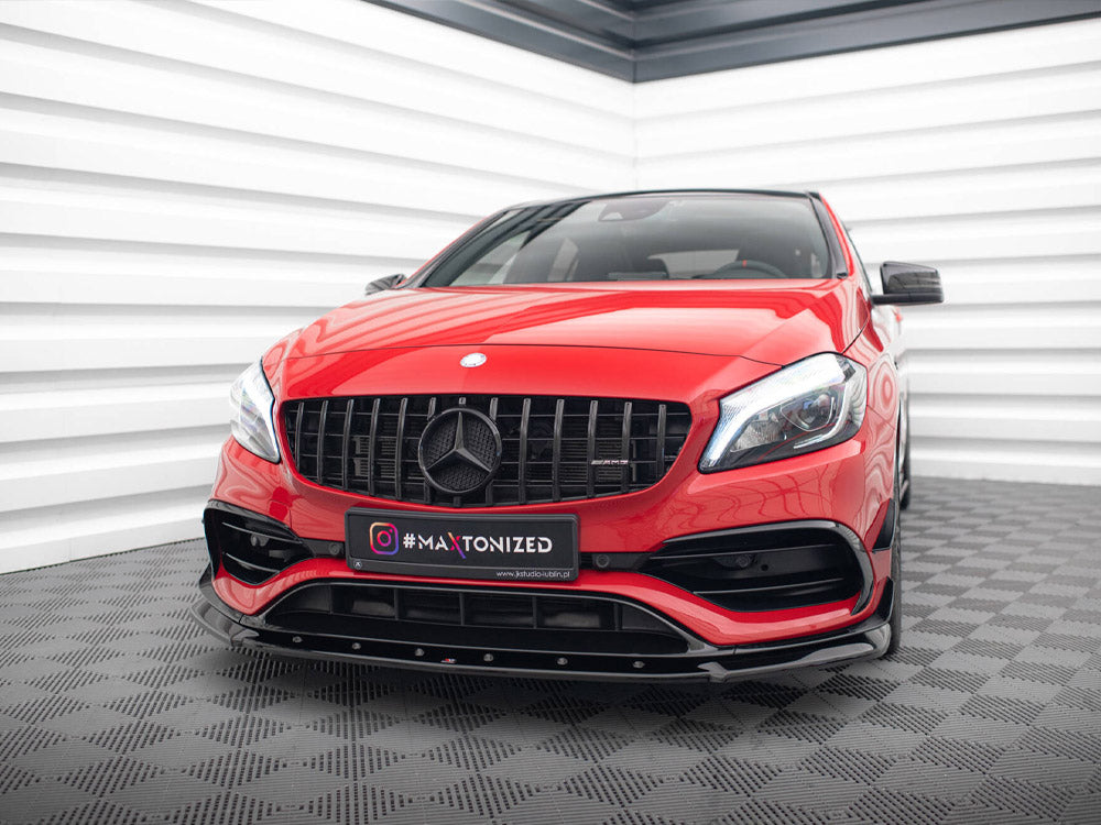 Front Splitter V.1 Mercedes-Benz A45 Aero W176 Facelift - Wayside Performance 
