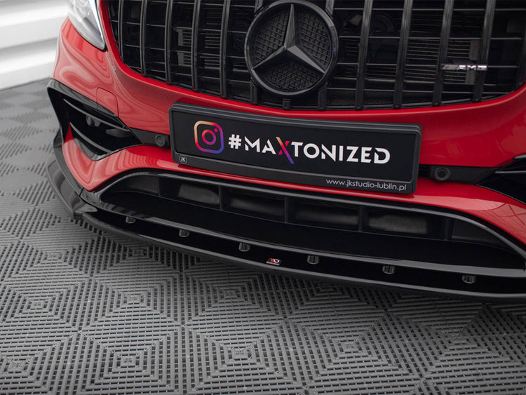 Front Splitter V.1 Mercedes-Benz A45 Aero W176 Facelift - Wayside Performance 
