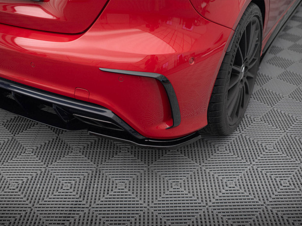 Rear Side Splitters Mercedes A W176 AMG Facelift - Wayside Performance 