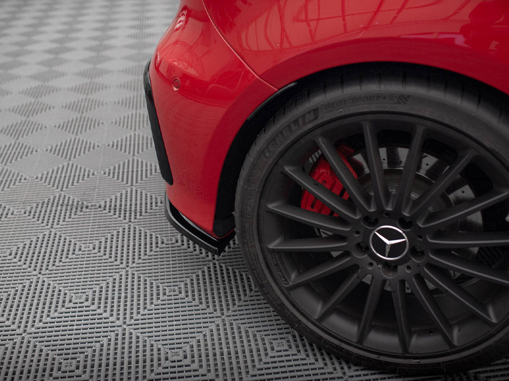 Rear Side Splitters Mercedes A W176 AMG Facelift - Wayside Performance 