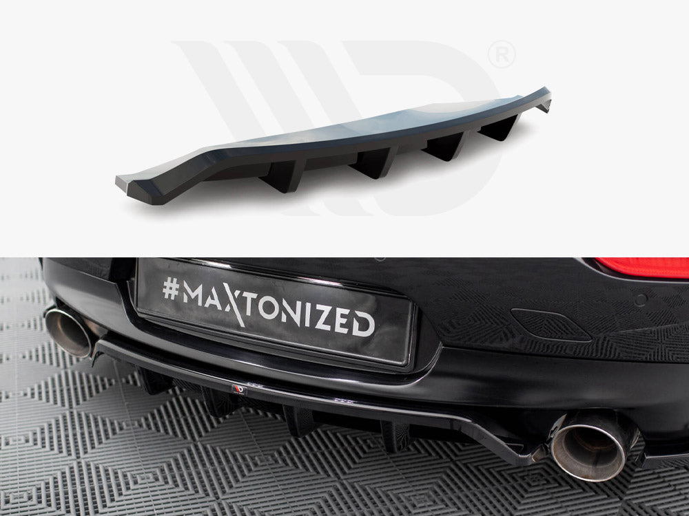 Central Rear Splitter (Vertical Bars) BMW Z4 M-Pack E89 Facelift - Wayside Performance 