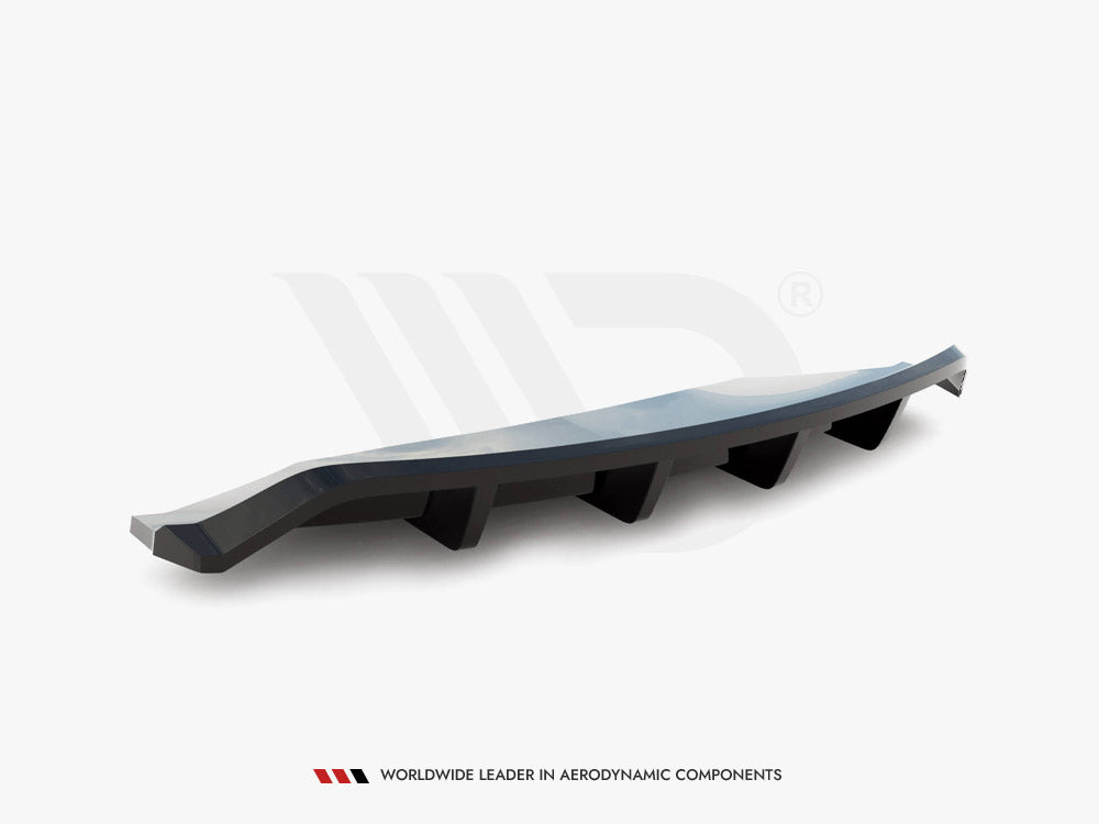 Central Rear Splitter (Vertical Bars) BMW Z4 M-Pack E89 Facelift - Wayside Performance 