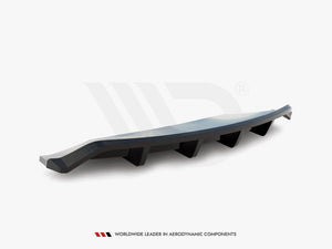 Central Rear Splitter (Vertical Bars) BMW Z4 M-Pack E89 Facelift - Wayside Performance 