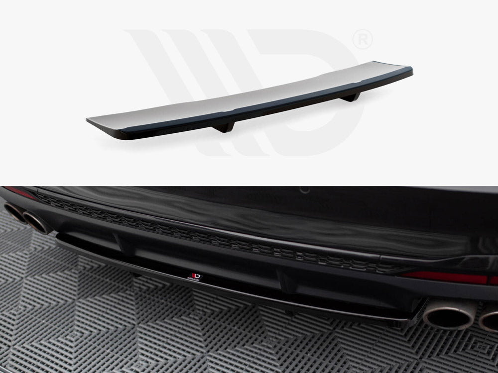 Central Rear Splitter (Vertical Bars) Audi S4 B9 Facelift - Wayside Performance 