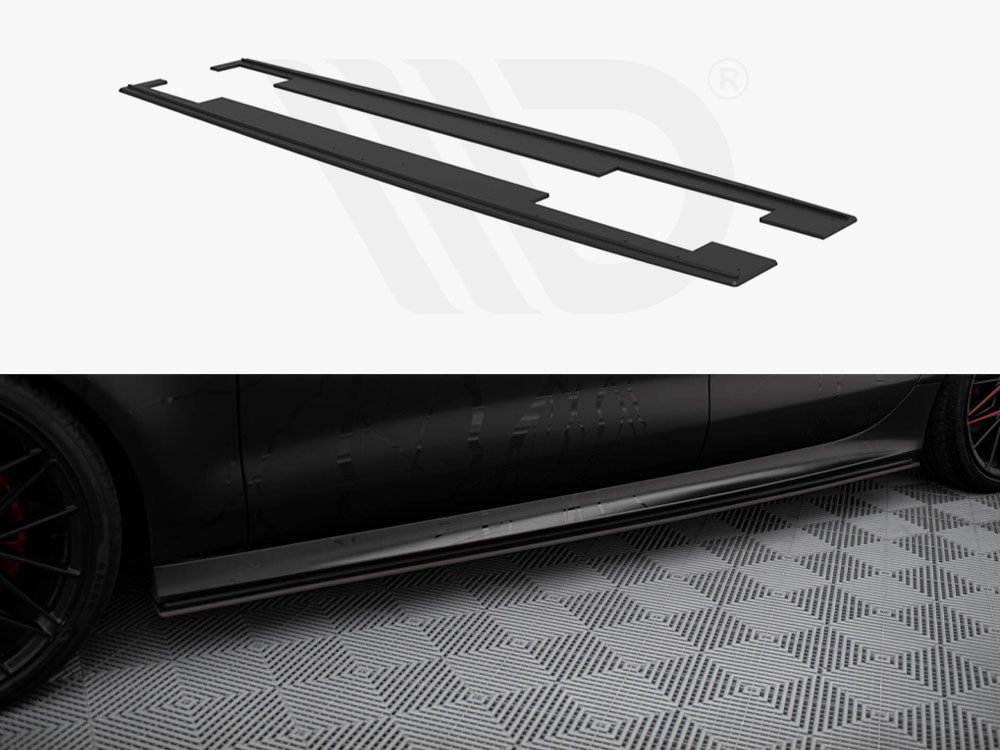 Street PRO Side Skirts Diffusers Audi A7 S-Line C7 - Wayside Performance 