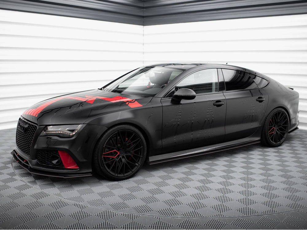 Street PRO Side Skirts Diffusers Audi A7 S-Line C7 - Wayside Performance 
