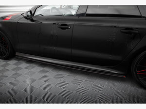 Street PRO Side Skirts Diffusers Audi A7 S-Line C7 - Wayside Performance 
