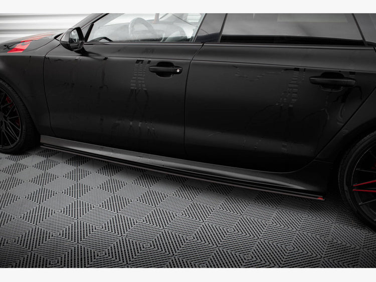 Street PRO Side Skirts Diffusers Audi A7 S-Line C7 - Wayside Performance 