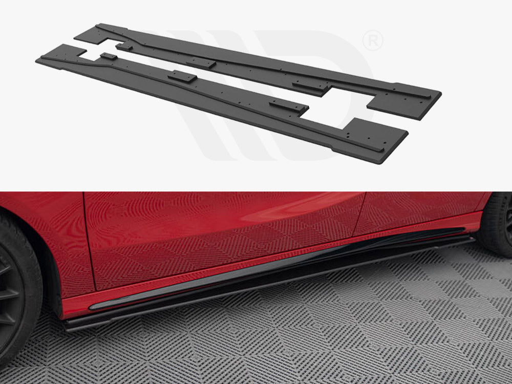 Street PRO Side Skirts Diffusers Mercedes-Benz A 45 AMG W176 Facelift - Wayside Performance