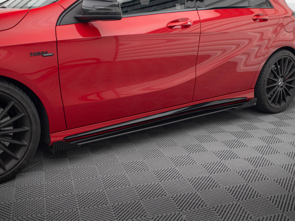 Side Flaps Mercedes-Benz A 45 AMG W176 Facelift - Wayside Performance 