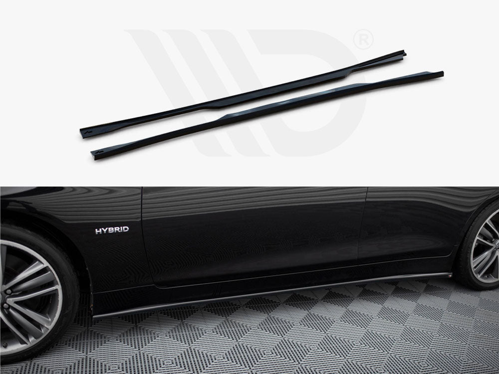 Side Skirts Diffusers V.2 Infiniti Q50 S Mk1 - Wayside Performance 