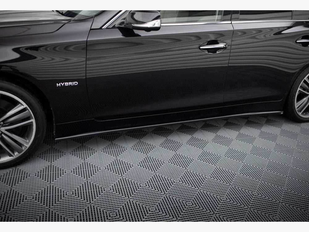 Side Skirts Diffusers V.2 Infiniti Q50 S Mk1 - Wayside Performance 