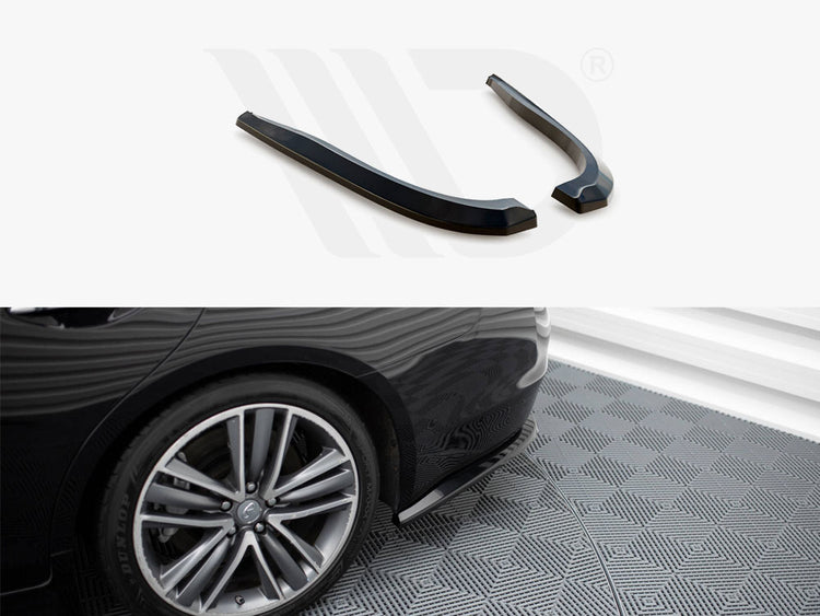 Rear Side Splitters V.2 Infiniti Q50 S Mk1 - Wayside Performance 