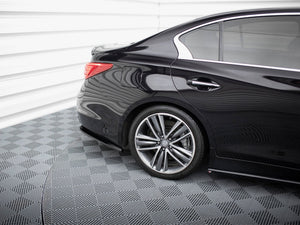 Rear Side Splitters V.2 Infiniti Q50 S Mk1 - Wayside Performance 