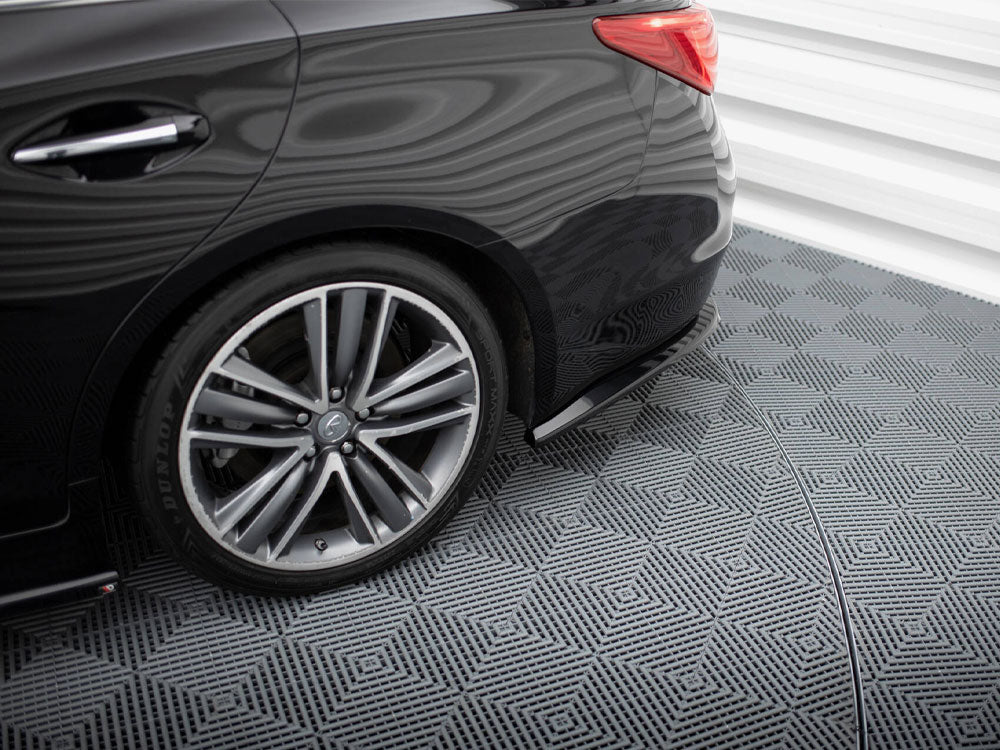 Rear Side Splitters V.2 Infiniti Q50 S Mk1 - Wayside Performance 