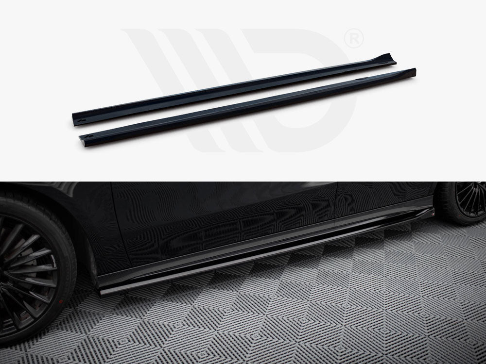 Side Skirts Diffusers Mercedes-AMG A35 W177 Facelift - Wayside Performance 