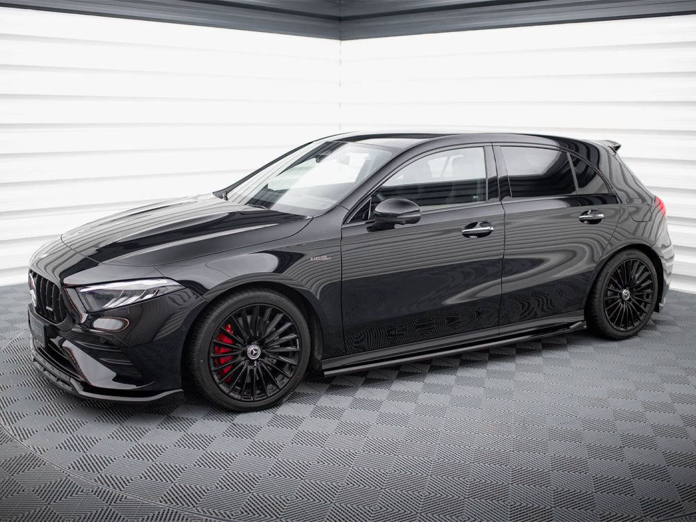 Side Skirts Diffusers Mercedes-AMG A35 W177 Facelift - Wayside Performance 