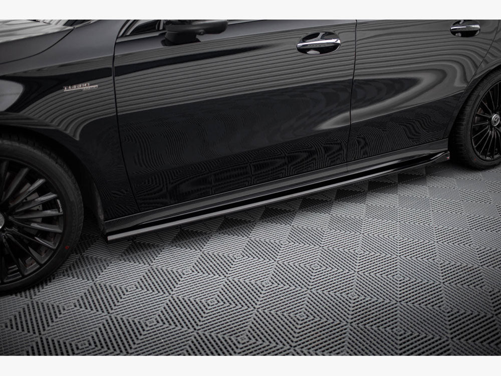 Side Skirts Diffusers Mercedes-AMG A35 W177 Facelift - Wayside Performance 
